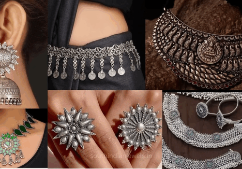 Different types and styles in silver jewelry