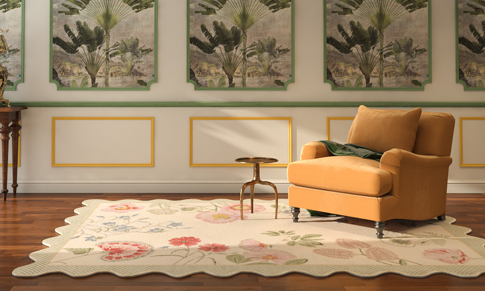 How to Pick the Perfect Size Floral Carpet for Your Space