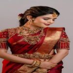 Where Tradition Meets Elegance in Manthrakodi Saree & Silver Kada for Men Gold Plated